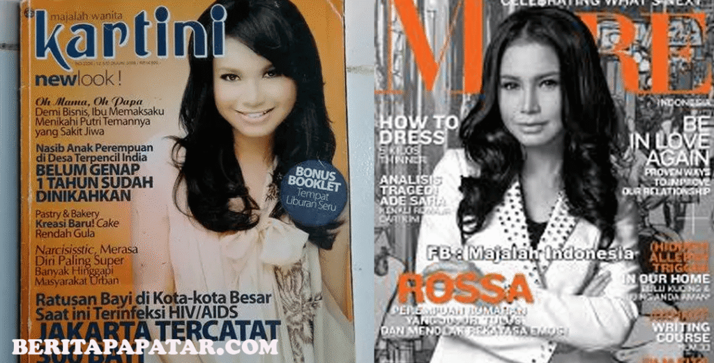 Menjelajahi Pesona Lawas: Potret Rossa di Cover Majalah Jadul rossa