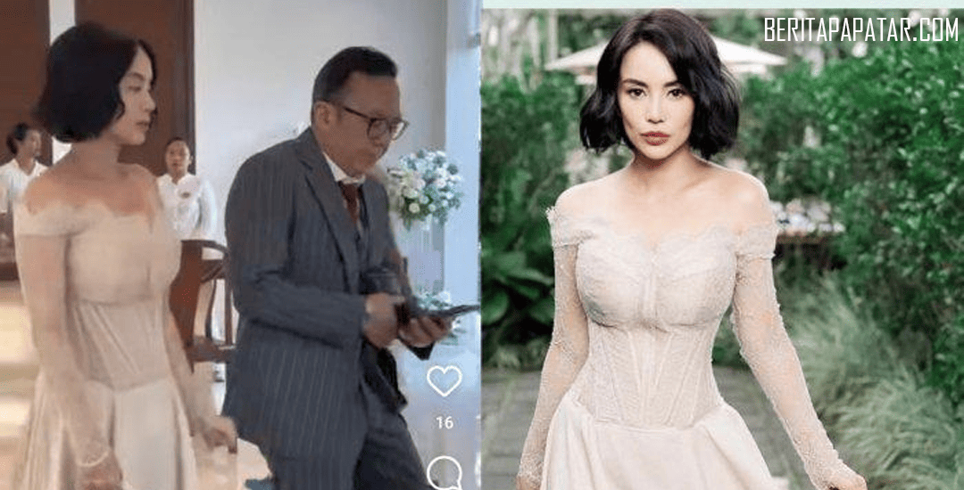 Dearly Desiana, Gandengan Ari Lasso di Pernikahan Luna Maya